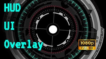 Futuristic Circular HUD UI Overlay Animation | No Copyright Video