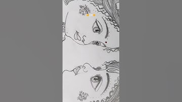 🌼 प्राणप्यारे कृष्ण ❤️❤️❤️                           #shorts #krishna #radheradhe #art #sketch