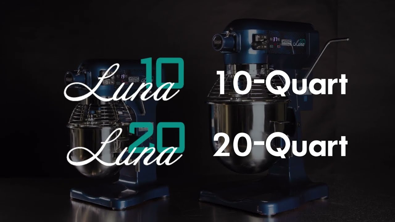 NEW 10-Qt & 20-Qt Luna Planetary Mixers with NEW integrated Countdown Timer