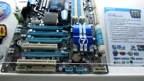 HG - Computex 2010 - Gigabyte Wall Of Motherboards