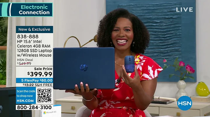 HP 15.6" Intel Celeron 4GB RAM 128GB SSD Laptop with Wir...