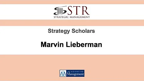 STR Meet the Scholar: Marvin Lieberman UCLA Anders...