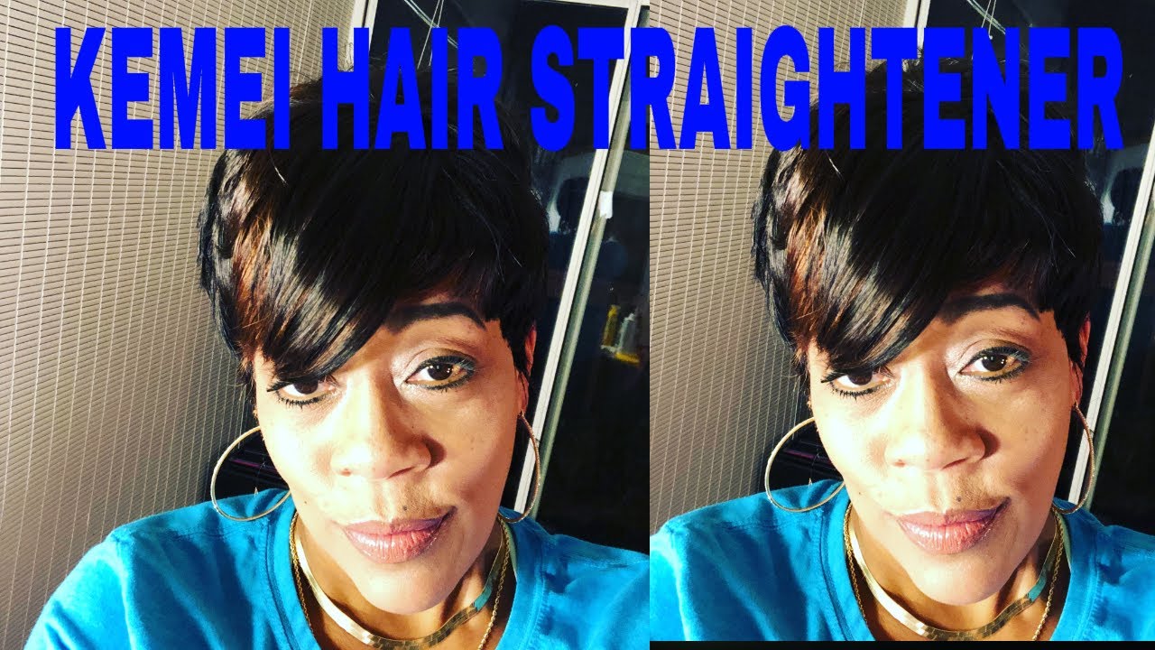 KEMEI HAIR STRAIGHTENER REVIEW YouTube