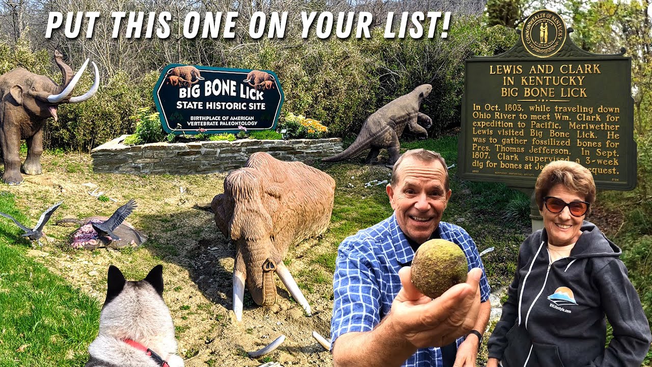 Ancient Fossils, Salty Springs, & Thomas Jefferson? RV Trip to Big Bone Lick