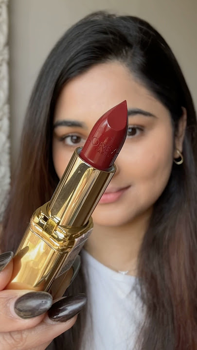Loreal Paris Color Rich Satin Range Review #makeup #lorealparis #lipstick