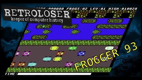 Frogger 93, commodore c64, 4k