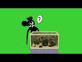 Cartoon Mouse and Fish tank ? Green screen [ trevor henderson ]