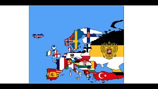 Alternate Flag Map of Europe | Speed Art 1