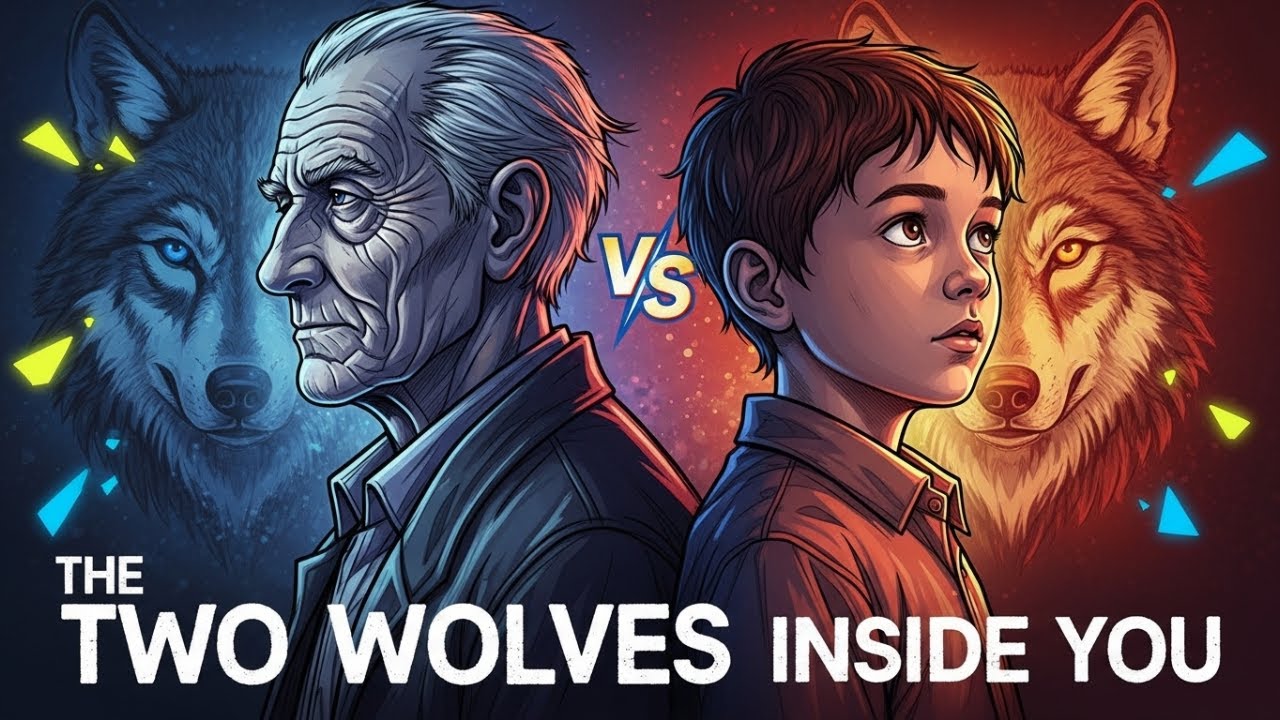 THE TWO WOLVES INSIDE YOU | Life Changing Moral Story About Choices, Happiness & Motivation