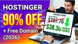 Hostinger Coupon Code How To Get Hostinger 90 Off In 2026  Free Domain