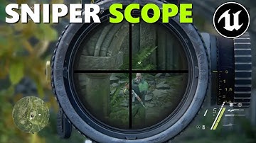 Unreal Engine Sniper Scope | FPS Aim & Zoom Showcase