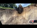 DeLand homeowners concerned after washout opens massive hole in ground