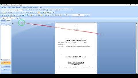 Updating Crystal Report