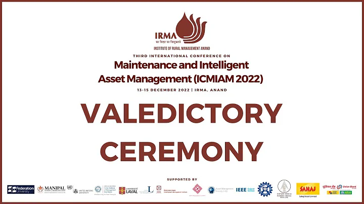 IRMA | Valedictory Ceremony - ICMIAM 2022