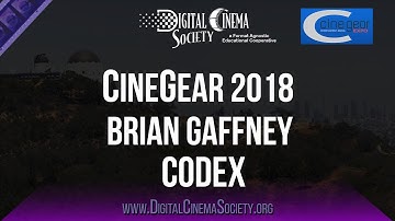 DCS@Cine Gear Expo 2018 - Brian Gaffney of CODEX