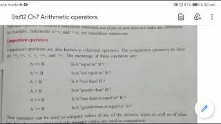 STD 12 : CH 7 : Java Basics : Logical Operators