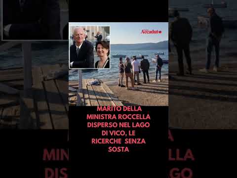 Video Marito della ministra Roccella disperso nel lago di Vico, le ricerche proseguono senza sosta