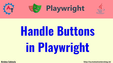 #16  How to Click Buttons in Playwright | Handling Buttons in Playwright