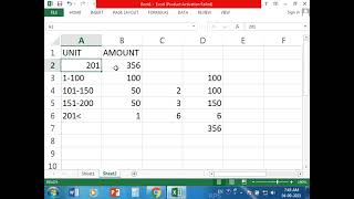 EXCEL (IF STATEMENT) ELECTRICITY BILL CALCULATION