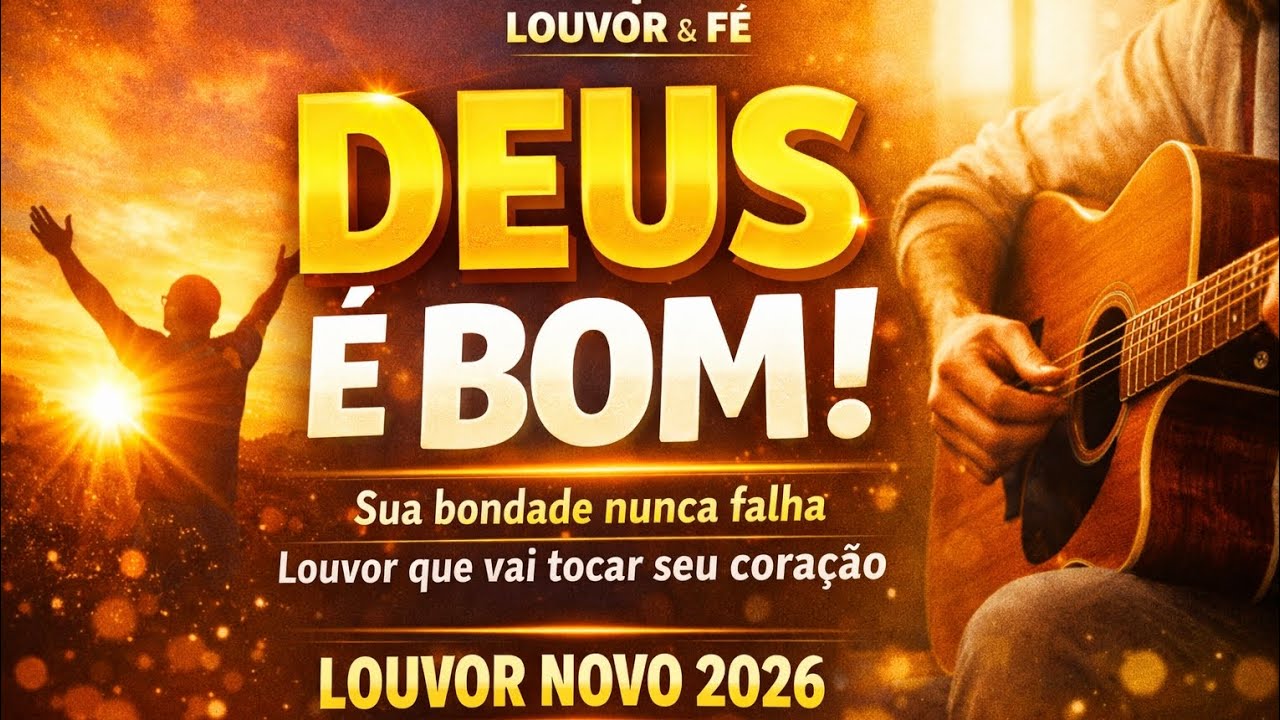 DEUS É BOM O TEMPO TODO - Louvores de adoração 