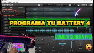Programa Tu BATTERY 4 Como Si fuese una batería ROLAND Spd sx o Yamaha Dtx - TUTORIAL cumbia sureña