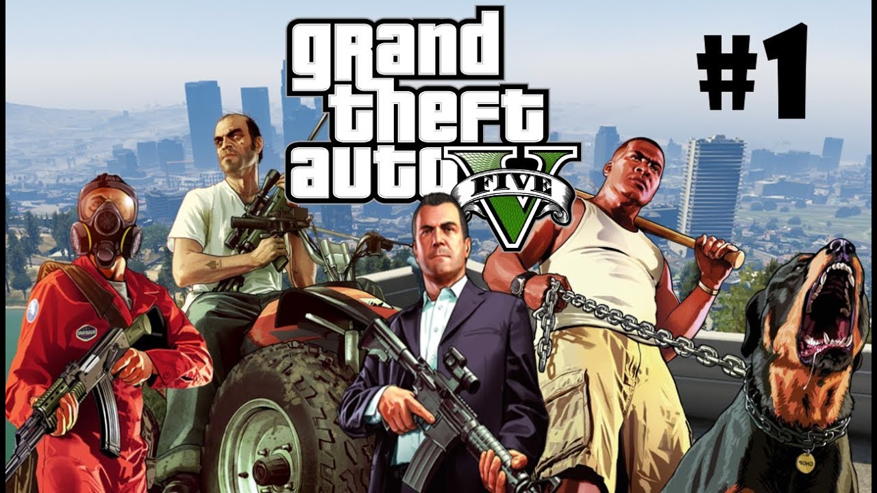 Grand Theft Auto 5 (GTA V) Story 1 Robbed A Bank And Died Gameplay