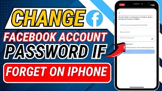 How To Change Facebook Password If Forget 2025