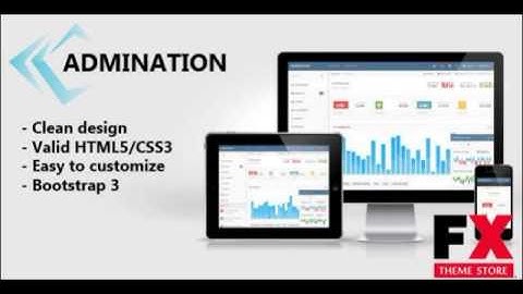 Preview Admination - Responsive Admin Dashboard TForest