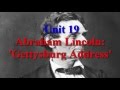 Abraham Lincoln Gettysburg Address Unit 19 | Learn English via Listening Level 5