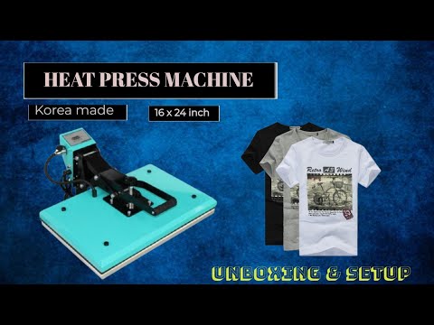 Unboxing 16x24 Heat Press for T-Shirt Printing  with DTF Ready to Press  HeatTransfers - video from Threadly Store