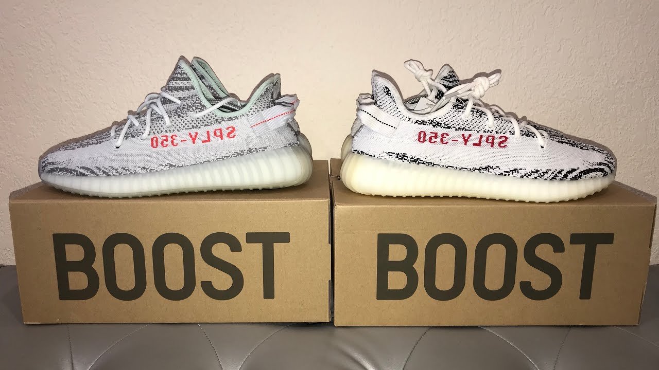 YEEZY BOOST 350 V2 Comparison: BLUE 