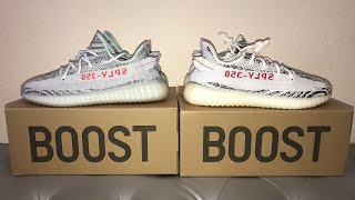 zebra blue tint yeezy