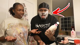 REPLACING MARS LOTION WITH PAINT!  *FUNNY REACTION 😂*