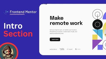 Intro section with dropdown navigation - Frontend Mentor - HTML CSS JAVASCRIPT