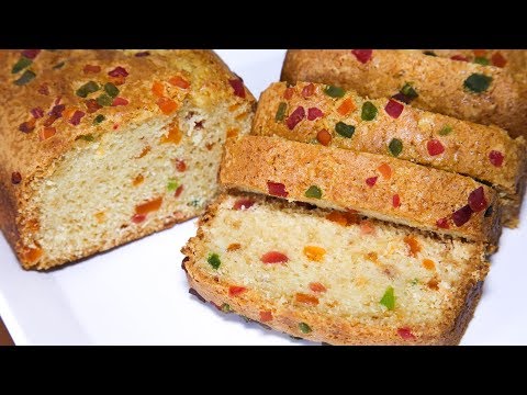 Eggless Tutti Frooti Cake Recipe Eggless Cake Recipes Kids Favourite Cake Kanaks Kitchen