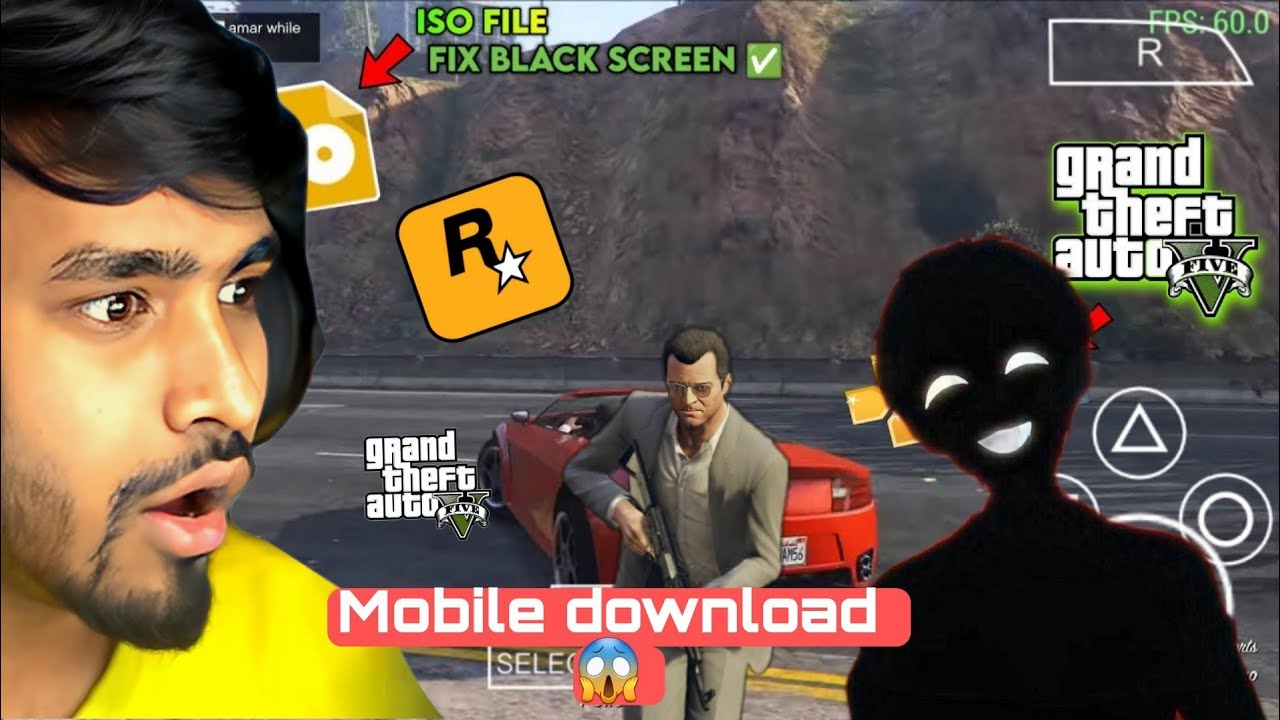download gta 5 ppsspp iso file for android latest version 2023