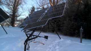 Single Axis Tilted Tracker with Envoy Enlighten Demo