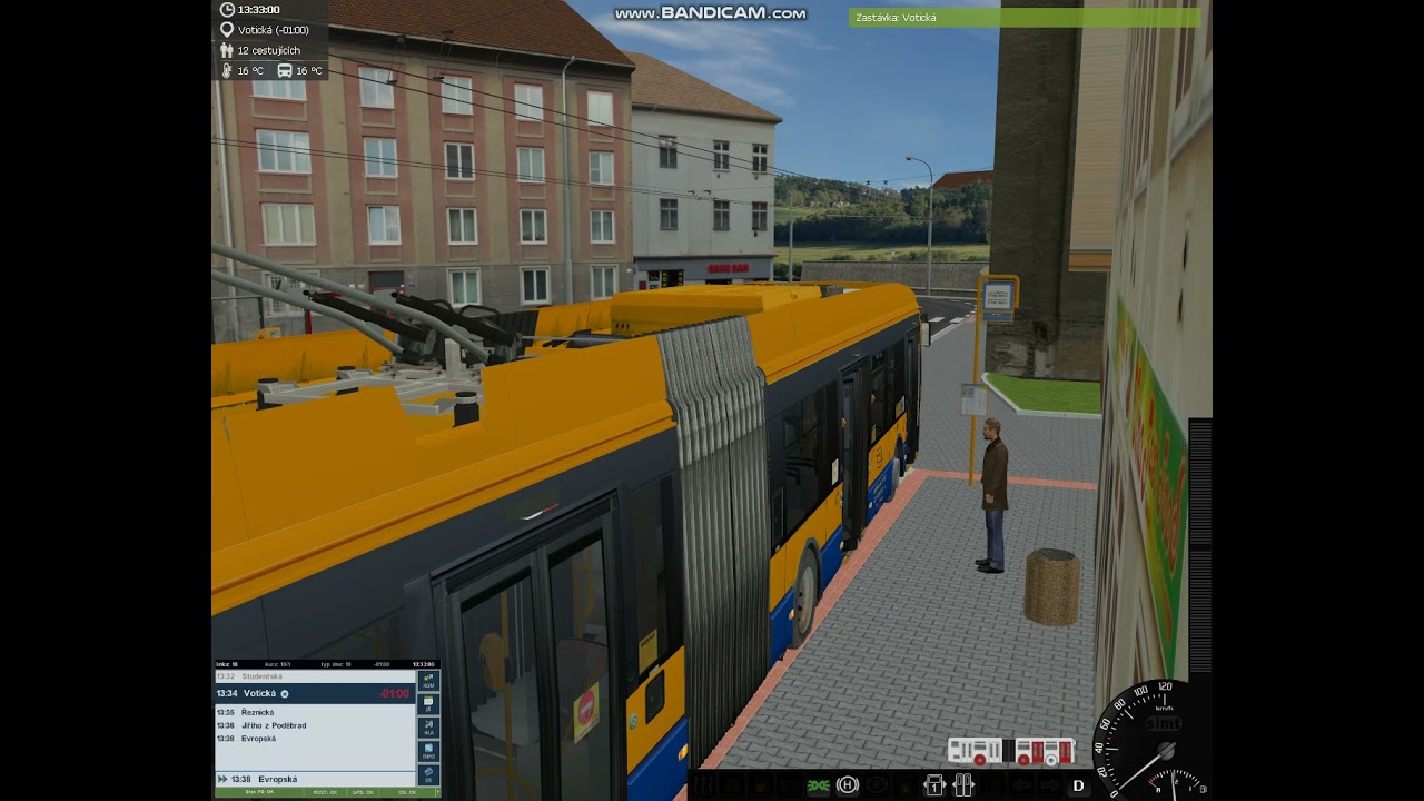 SIMT MHD Linka 10 směr Evropská díl 2