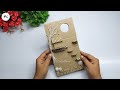 A very easy and beautiful home decor craft  diy cardboard craft  craft ideas  pc crafts planet