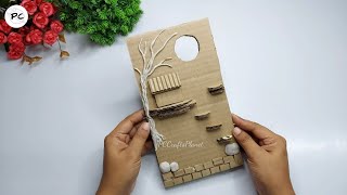A very easy and beautiful home decor craft | DIY cardboard craft | craft ideas | PC Crafts Planet