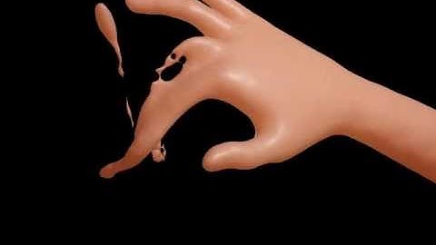 Realflow & Maya Fluids Tutorial - Melting Hand