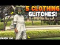 GTA 5 ONLINE TOP 5 CLOTHING GLITCHES AFTER PATCH 1.50 (Colored Joggers, Invisible Arms, Gorka Pants)