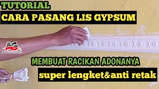 HOW TO INSTALL GYPSUM WALL MOLDING ON PAINTED WALLS