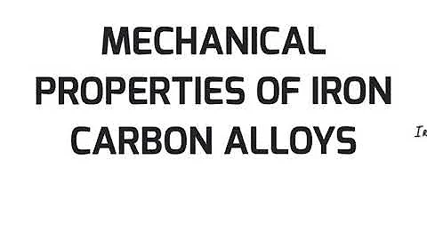 Mechanical Properties of Iron carbon alloys : Pearlite (coarse and fine) Microstructure - DayDayNews