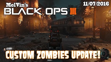 BlackOps 3 Custom Zombies Map Alleyway! Update 11/07/2016