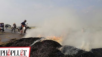 PLO - Hà Nội mịt mù khói vì nông dân đốt rơm