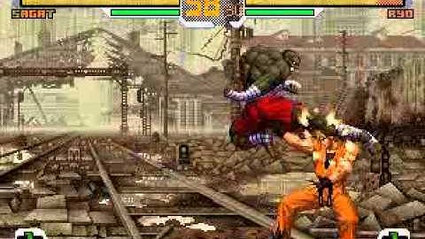 SNK vs. Capcom Chaos - Sagat Playthrough