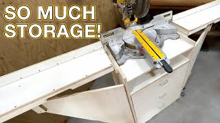 Building a Mobile Miter Saw Station with Drawers by Make it Goode 20,163 views 1 year ago 27 minutes