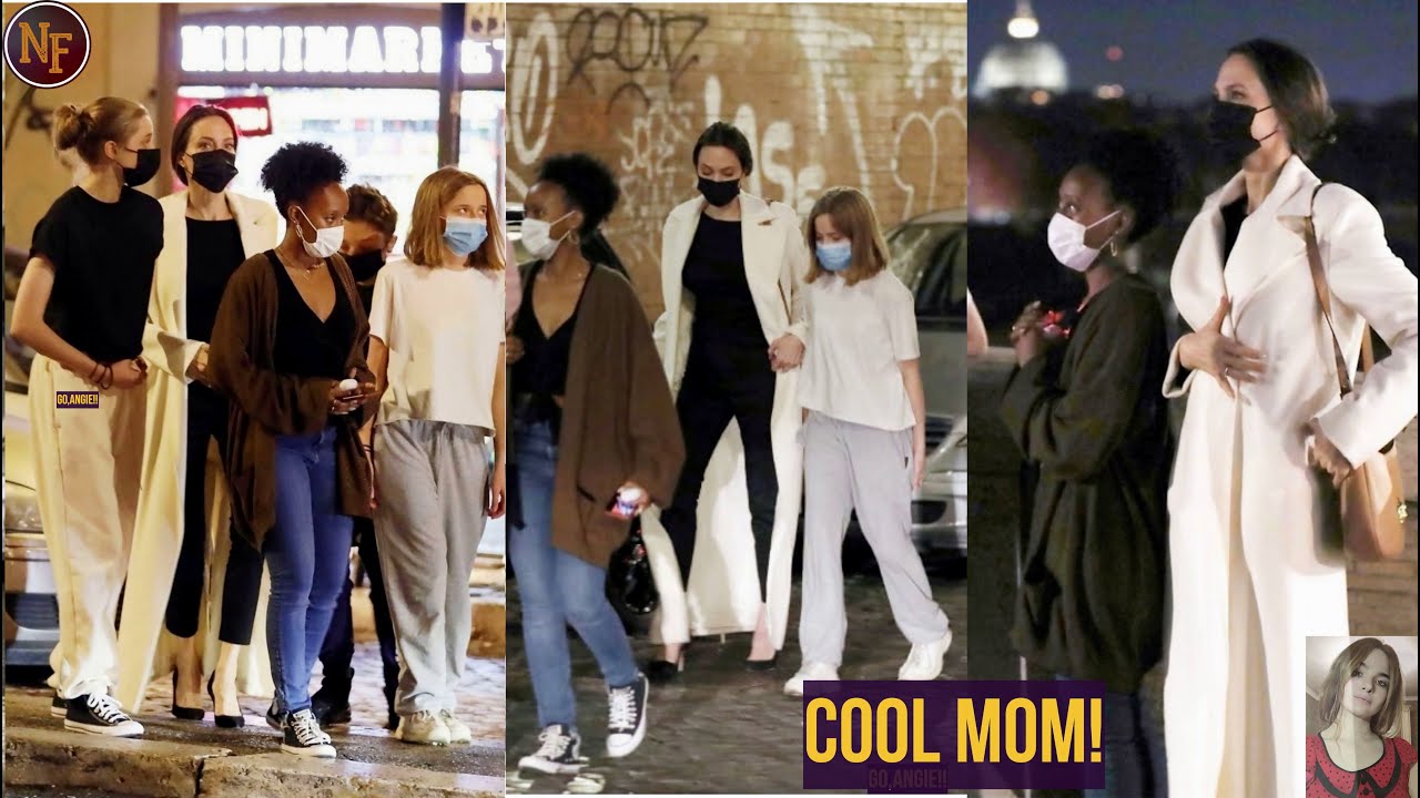 Angelina Jolie Took Her kids to See Some Sights During Their trip to Italy