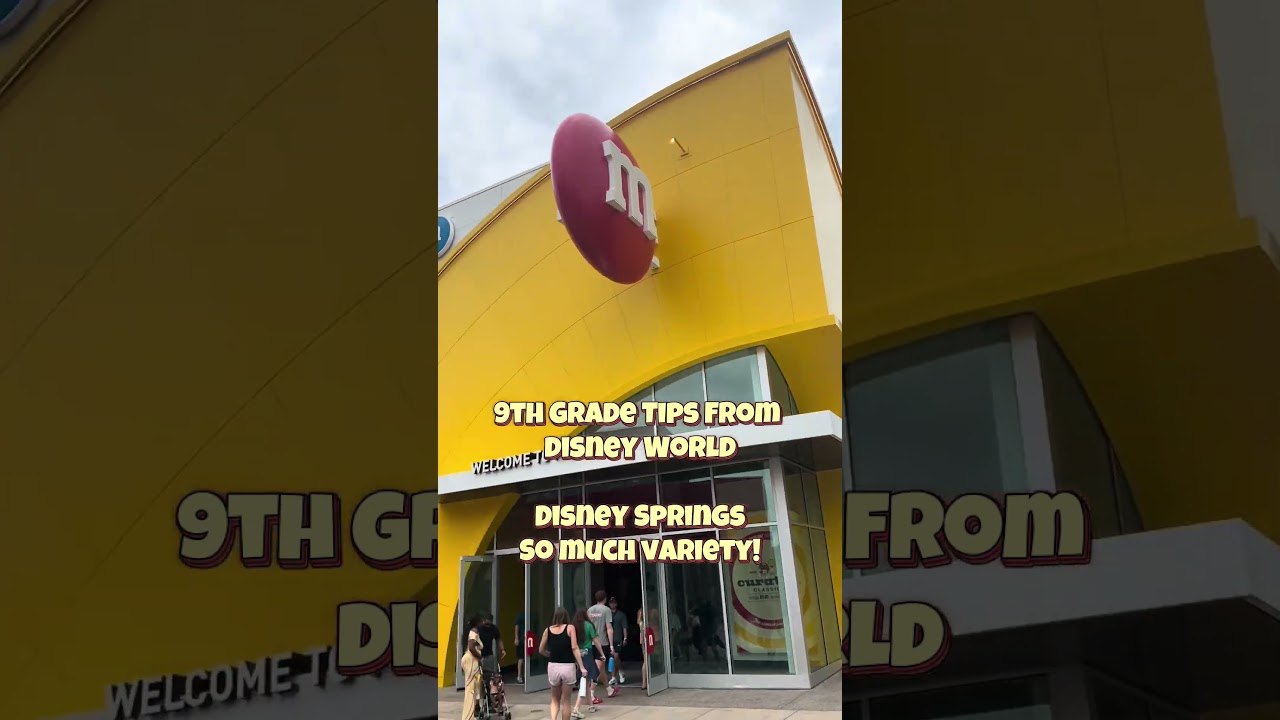 #9thgradeexperience is at Disney Springs and there is so much to explore and try like #highschool